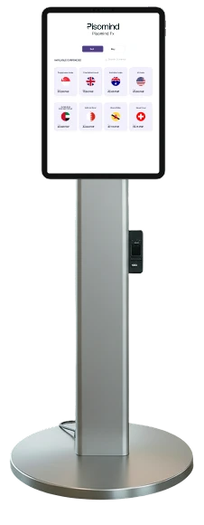 FX kiosk screen preview